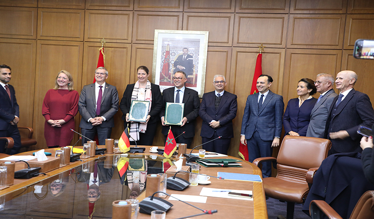 Signature de trois conventions de financement de 450 millions d’euros entre le Maroc et la Banque Allemande de Développement (KfW)